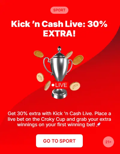 Kick`n Cash promozioni live di Napoleon casino