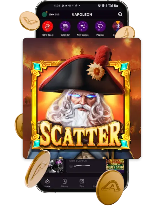 Accesso all'app mobile del casino Napoleon